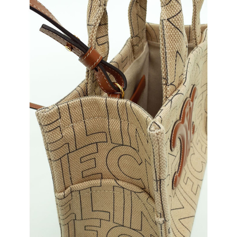 Celine Cabas Logo Thais Bag Triomphe - Picture 8 of 9